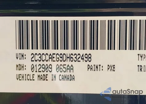 2013 Chrysler 300C from USA, damaged, VIN 2C3CCAEG9DH632498